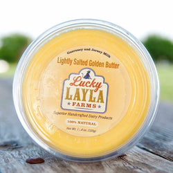 Butter, Lucky Layla Lightly Salted Local Golden Butter - Hardie's Direct Austin, TX