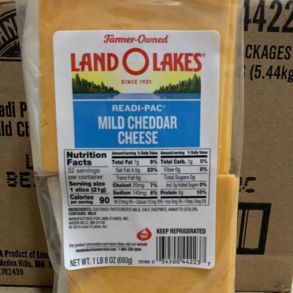 Cheese, Cheddar Sliced 1.5 lb - Hardie's Direct Austin, TX